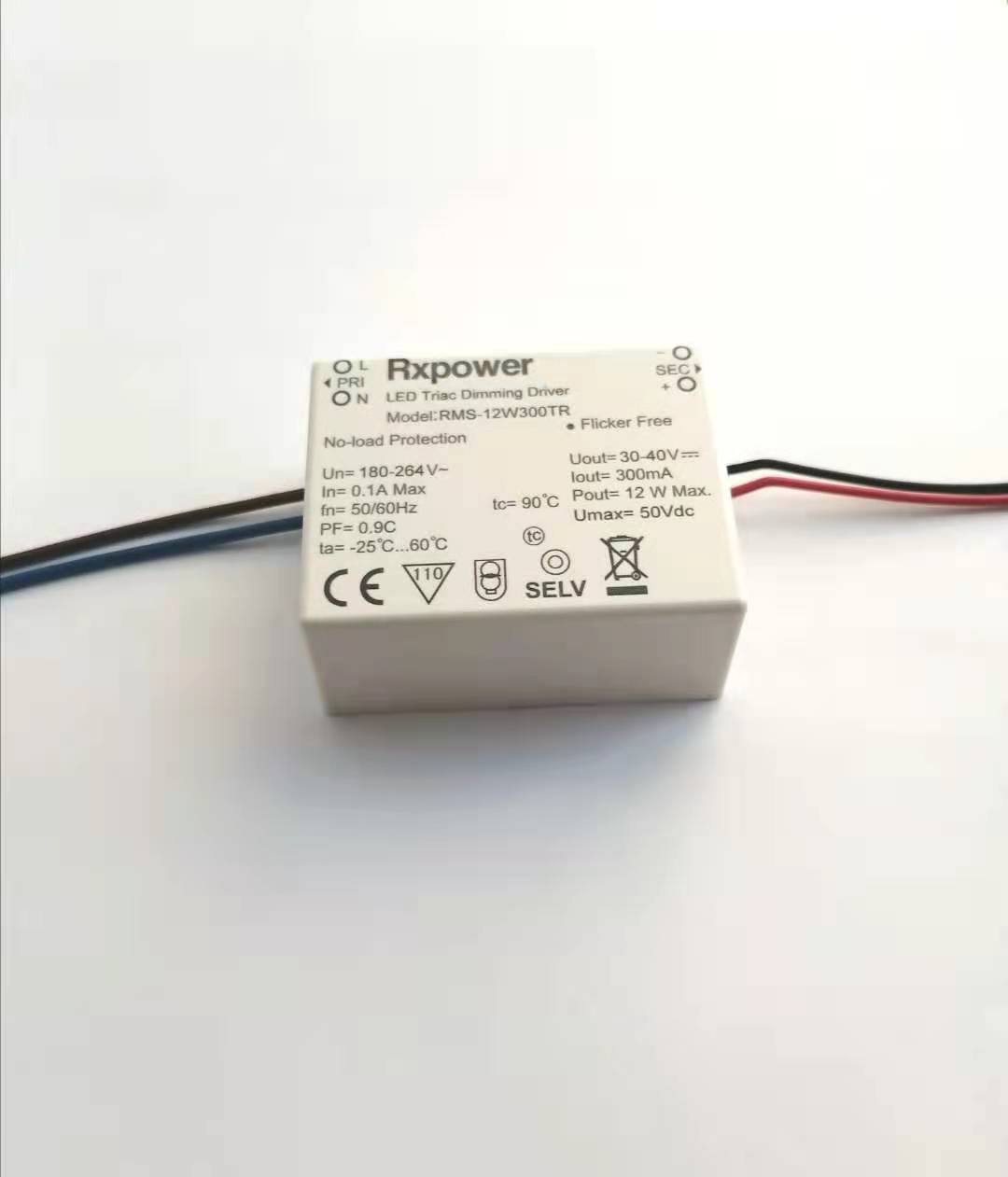 Triac Dimmable LED Driver 30W RMS-12W300TR