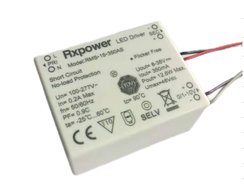 Mini 6W 8W 10W12W 0-10V Dimming LED Driver Non-Flicker Power Supply