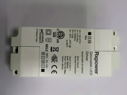  16W 18W 20W 25W 0-10V Dimming Flicker Free LED Driver Power Supply